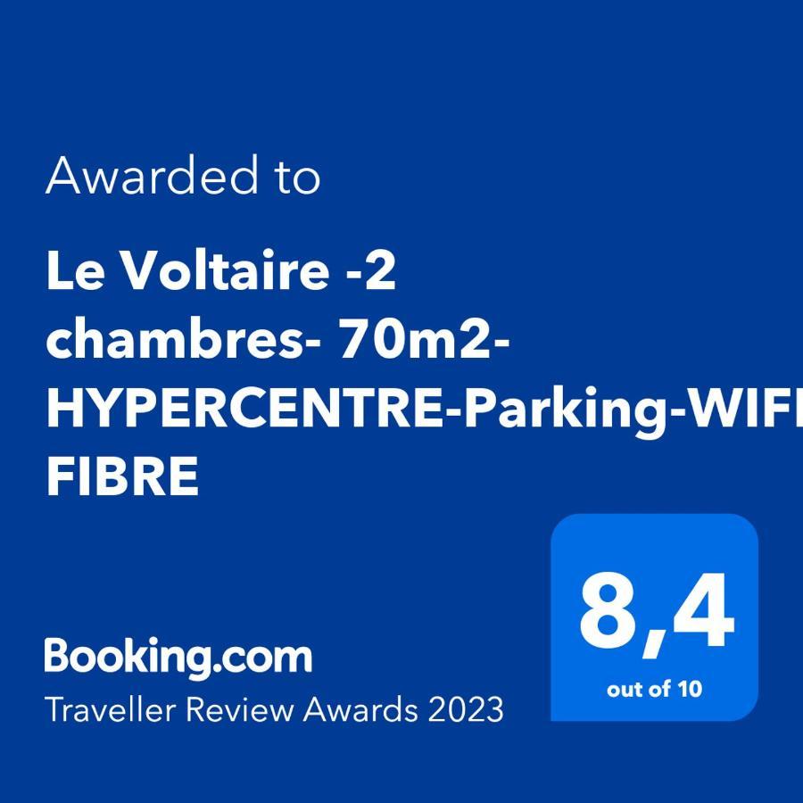 Le Voltaire -2 Chambres- 70M2- Hypercentre-Parking-Wifi Fibre Tarbes Exterior foto